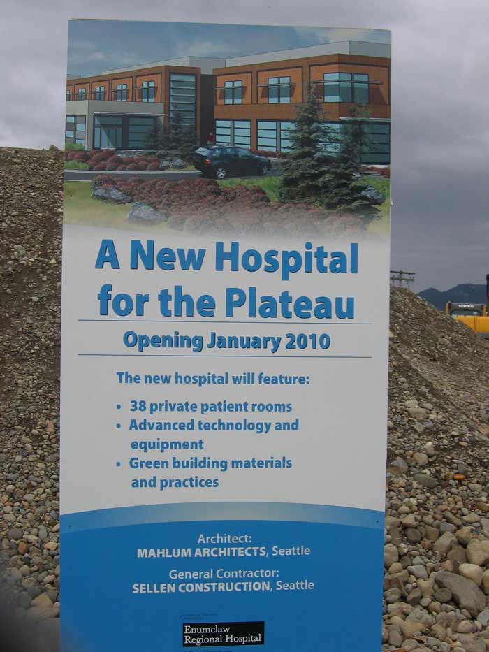 Enumclaw Hospital Taking